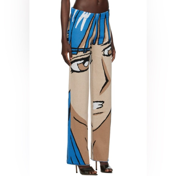 1XBLUE SSENSE Exclusive Blue Anime Lounge Pants size M - Picture 2 of 4